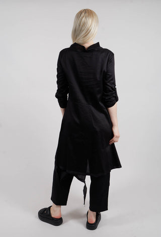 Longline Tunic in Black