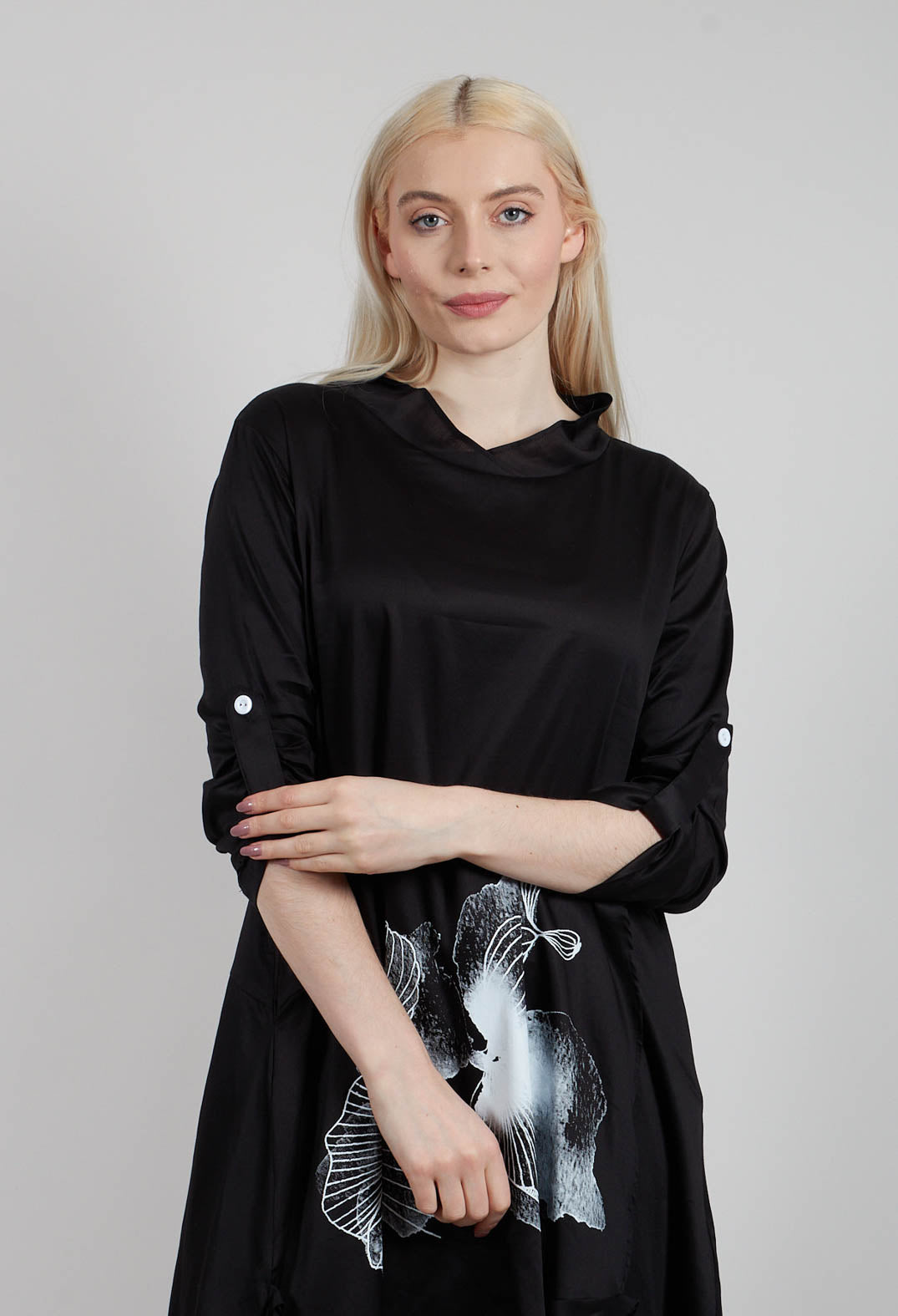 Longline Tunic in Black