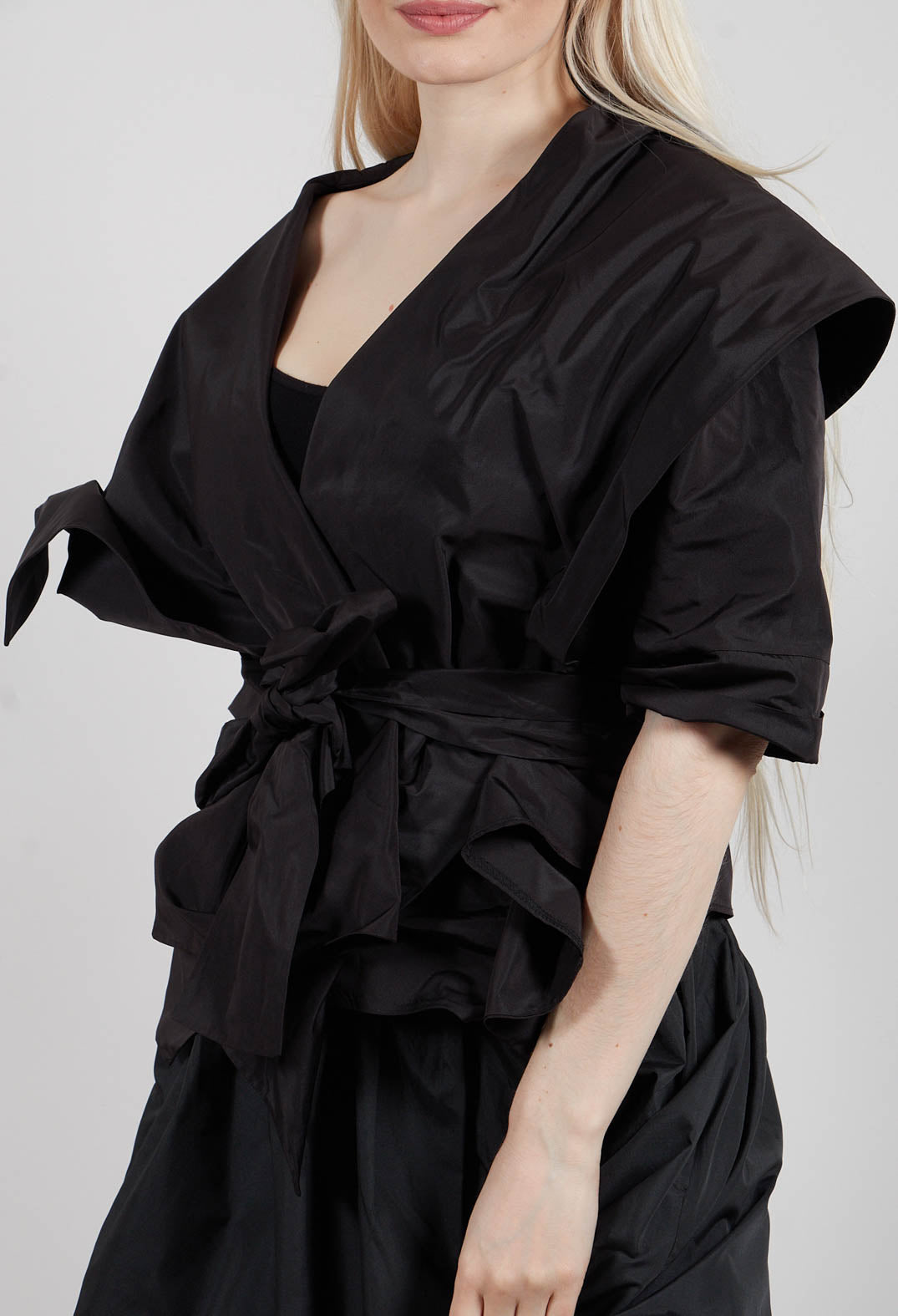 Belted Jacket in Black