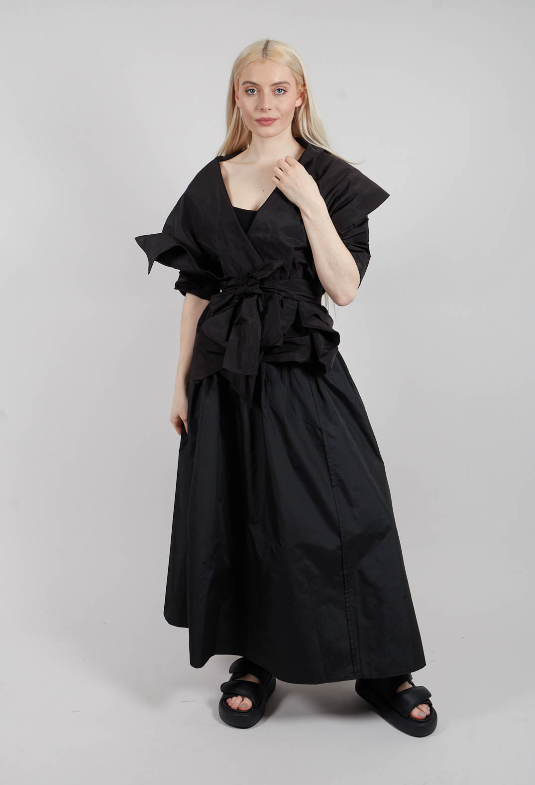 Belted Jacket in Black