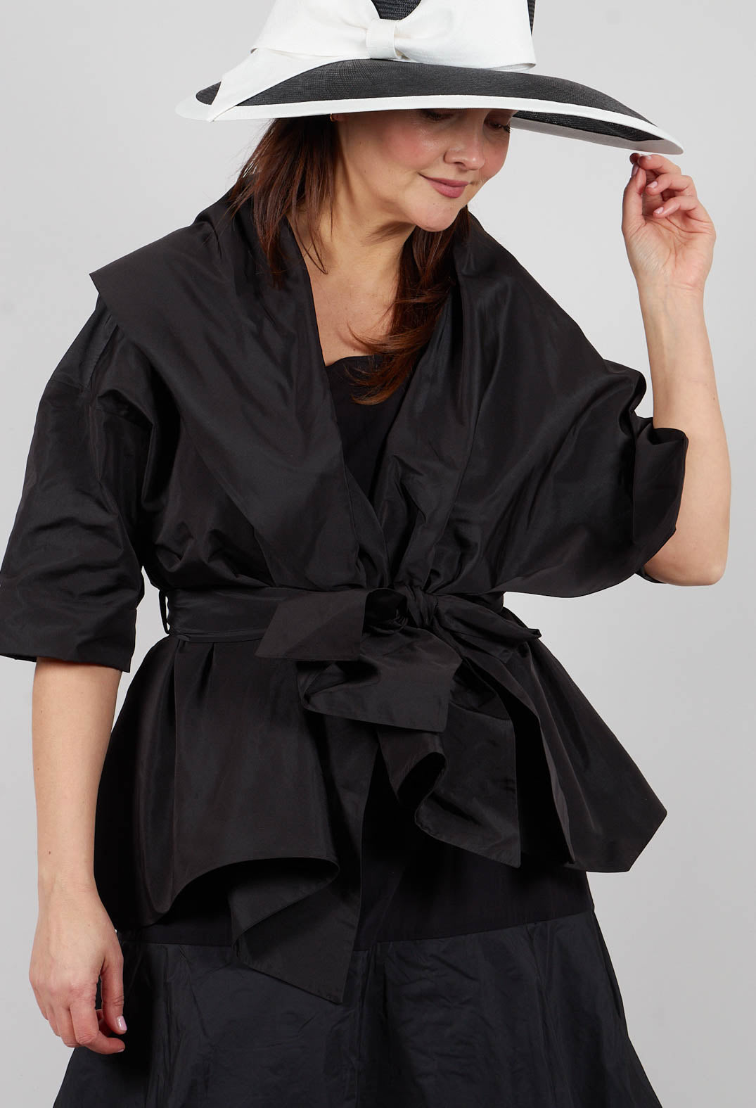 Belted Jacket in Black