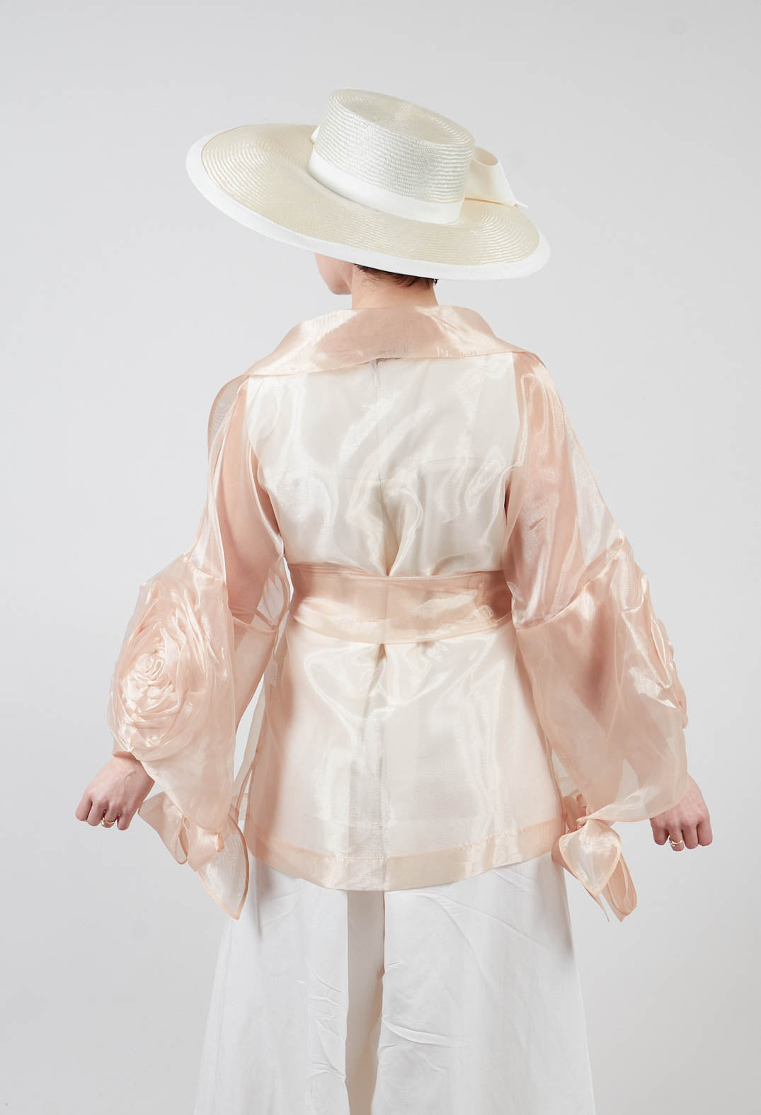 Sheer Jacket in Beige