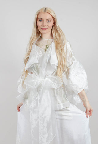 Sheer Jacket in White