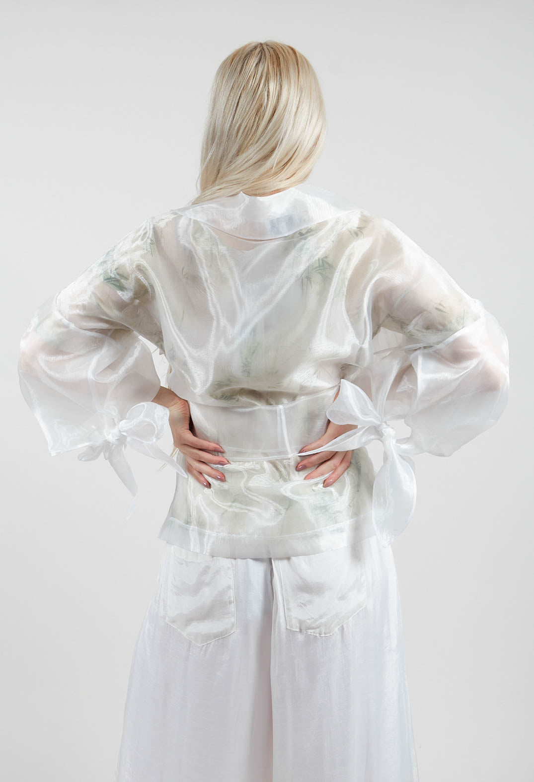 Sheer Jacket in White