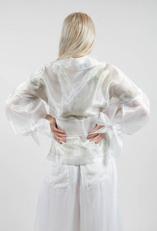 Sheer Jacket in White