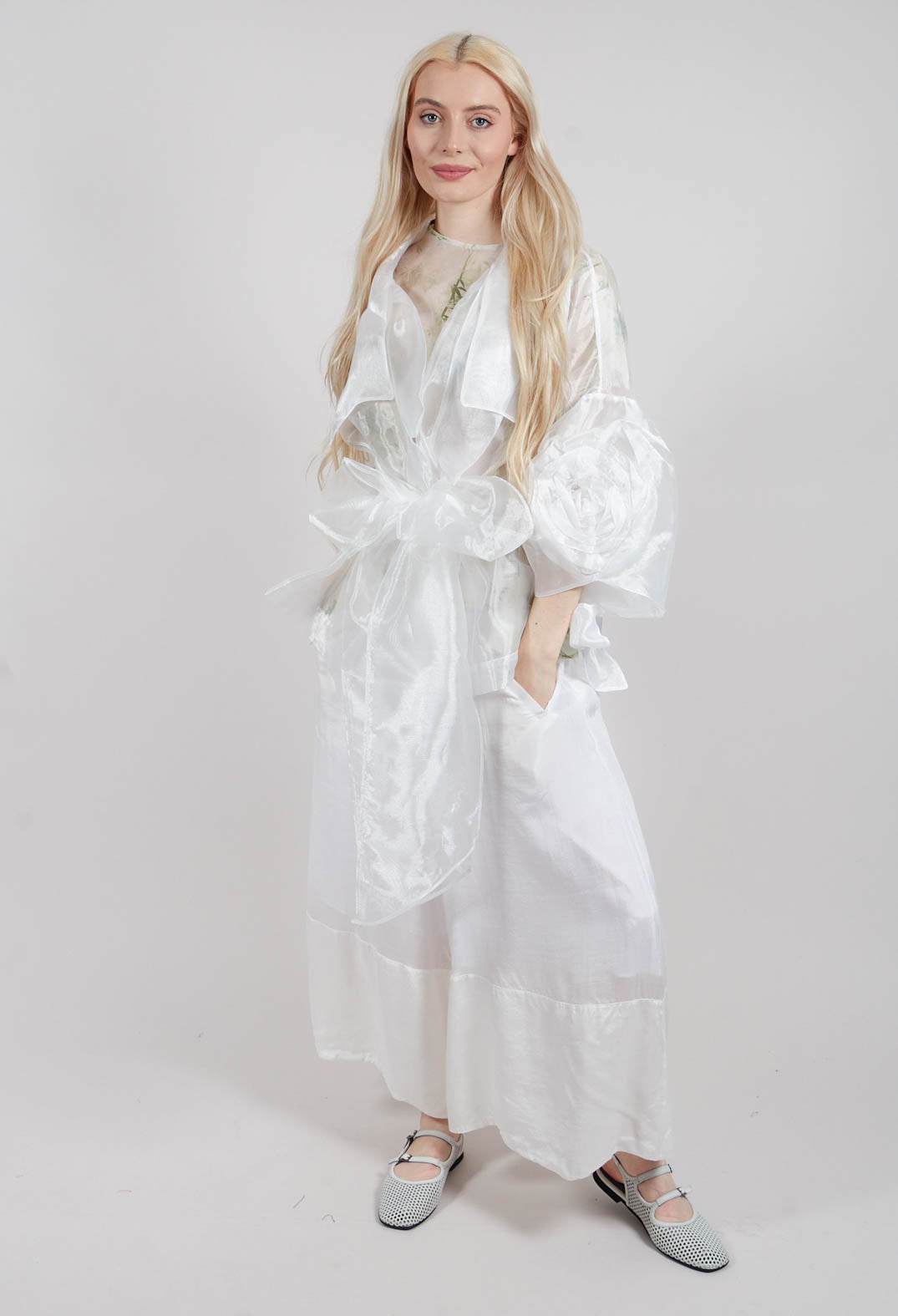 Sheer Jacket in White