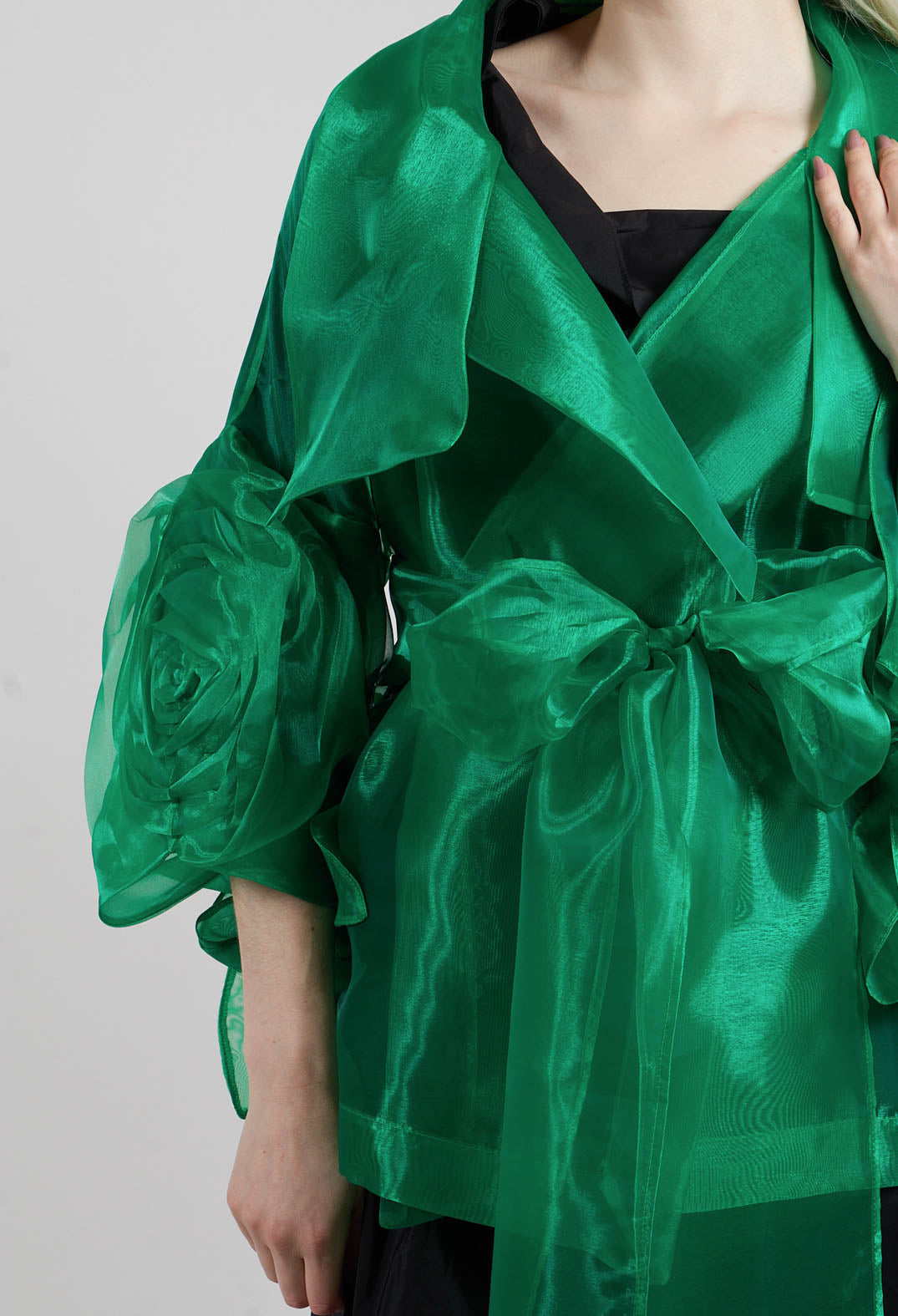 Sheer Jacket in Green