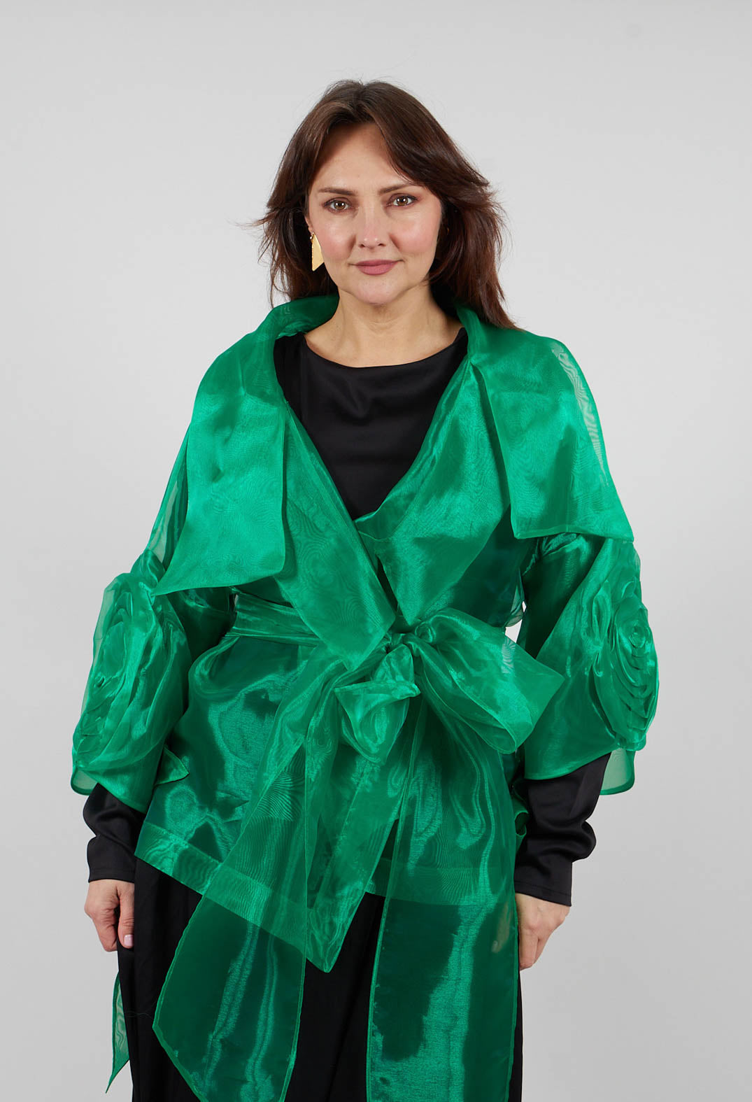 Sheer Jacket in Green