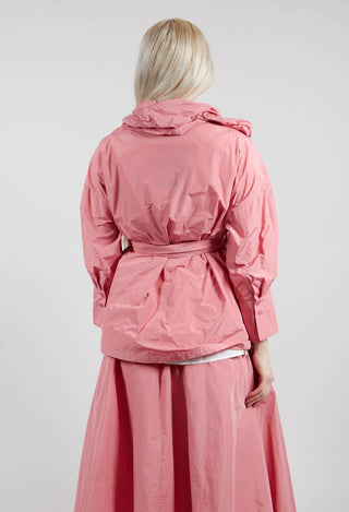 Ruffle Shirt in Peach