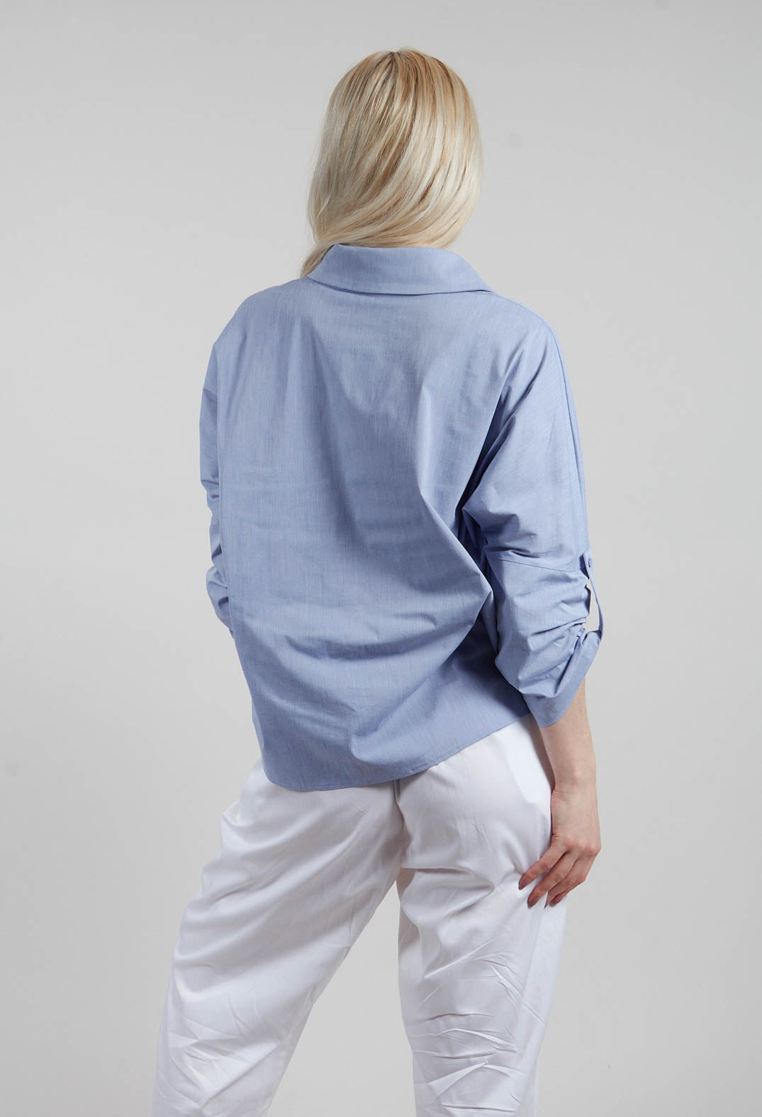 Pocket Shirt in Baby Blue