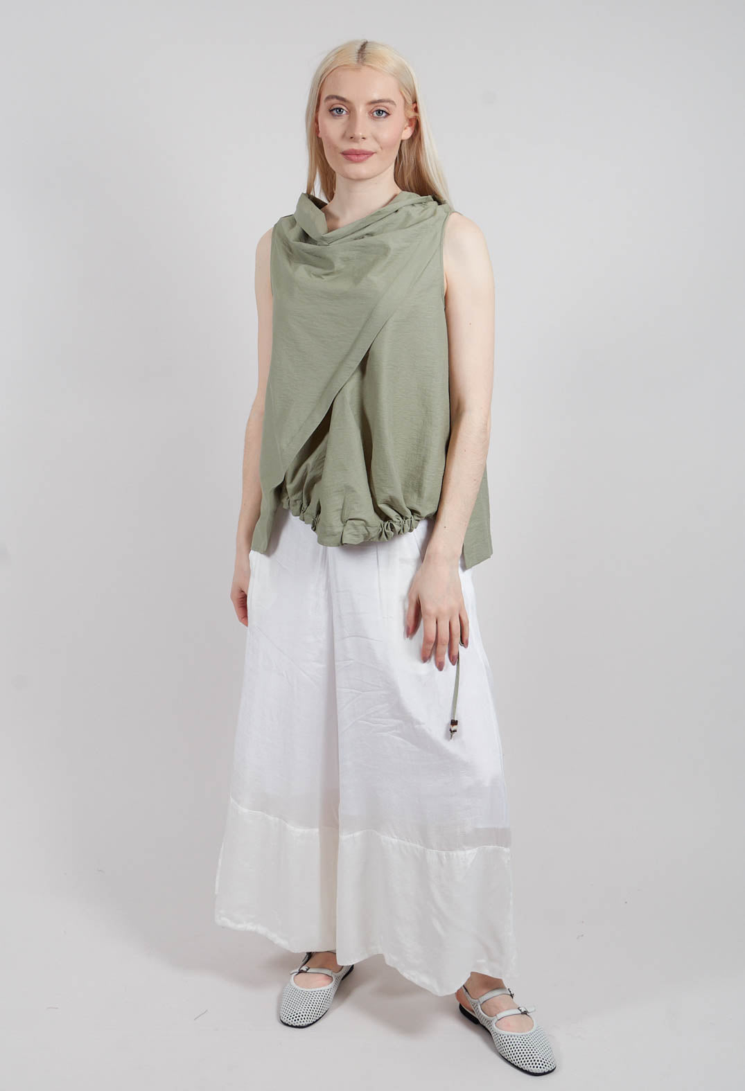 Diagonal Top in Green