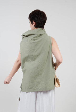 Diagonal Top in Green