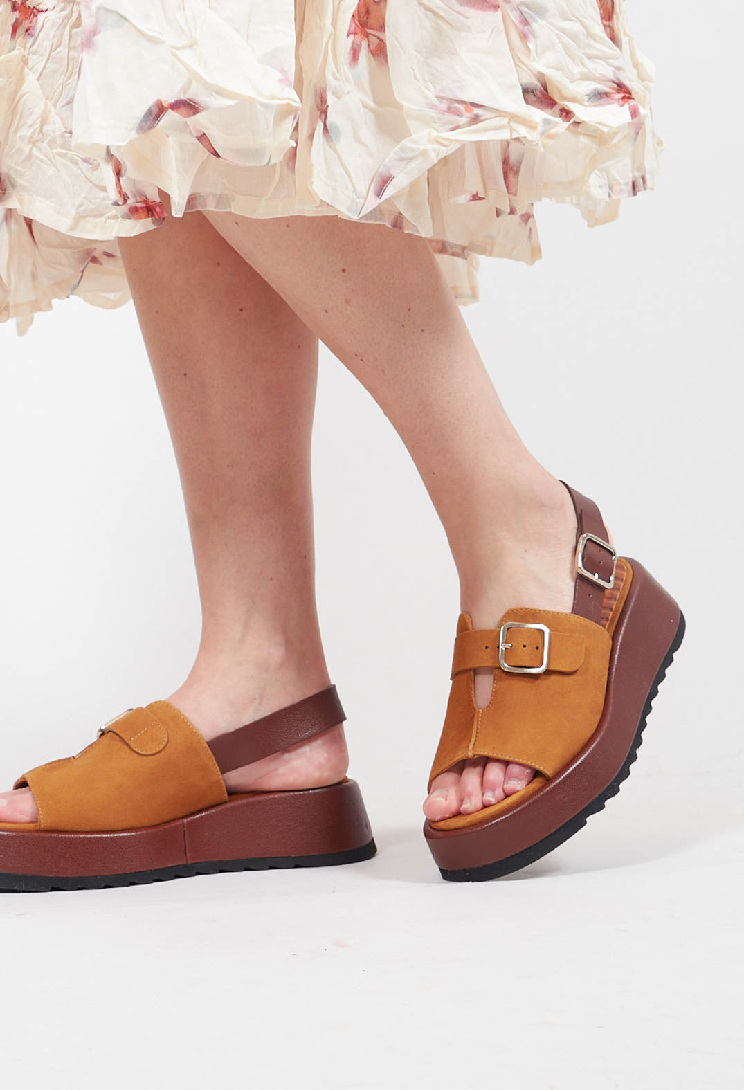 Ikasu Shoes in Ante Cognac