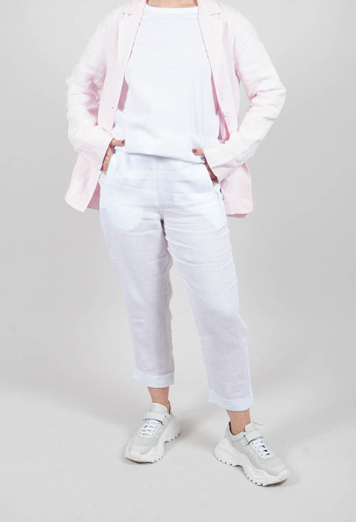 Geisha Pants in White