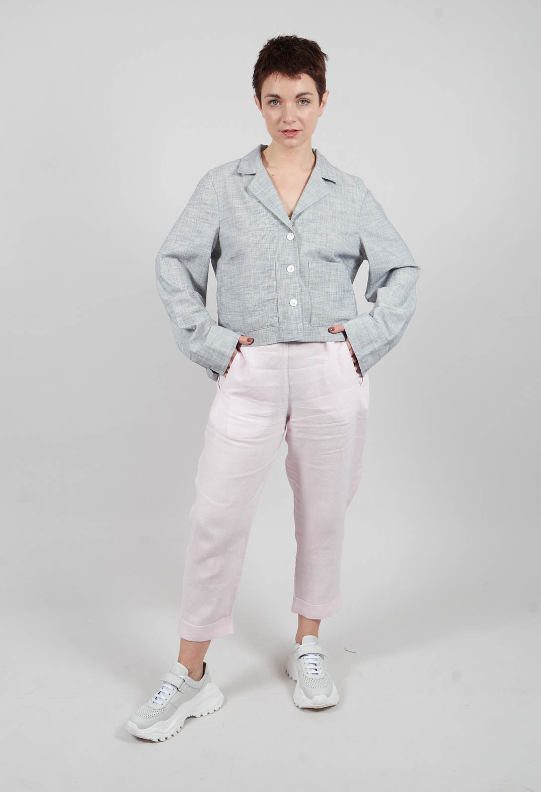 Geisha Pants in Rosebud