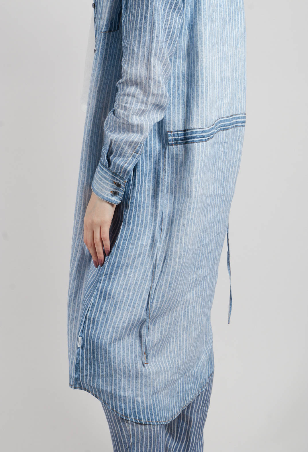 Karaby Dress in Denim/Undyed