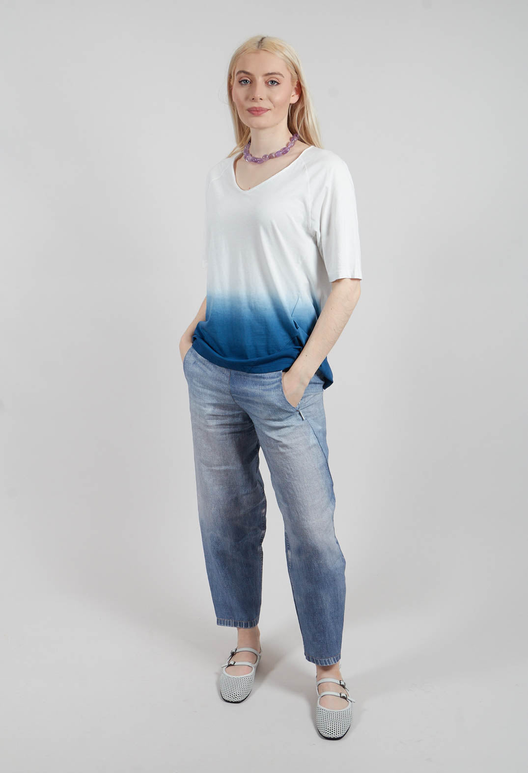 Sipa Pants in Blue Denim