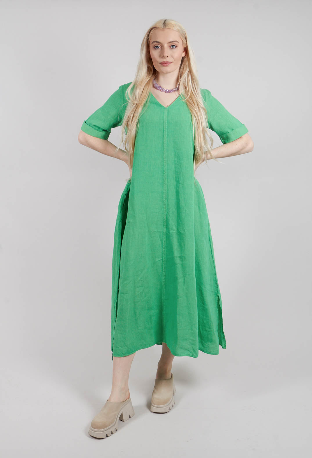 Zaris Dress in Spring Fern