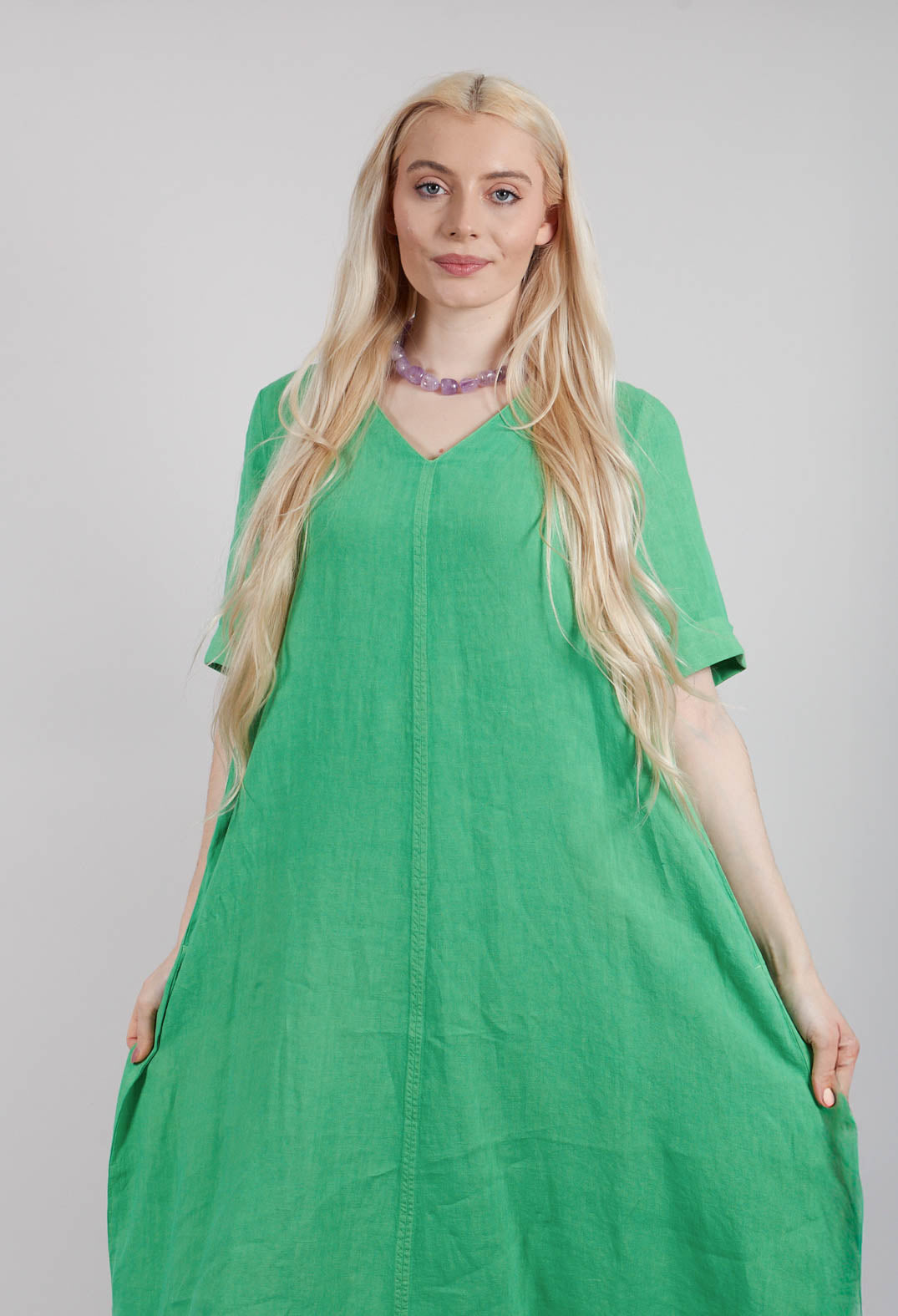 Zaris Dress in Spring Fern