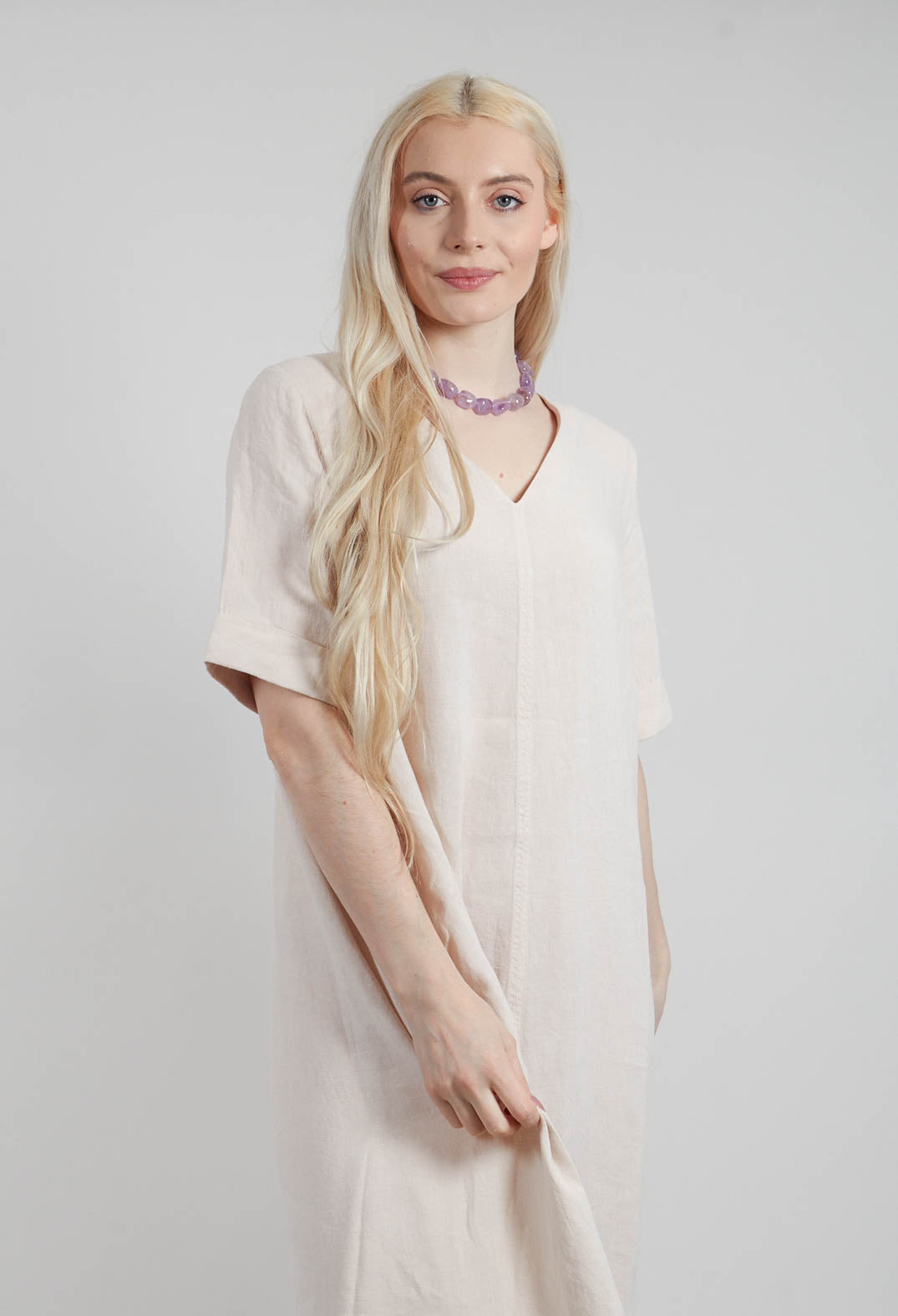 Zaris Dress in Sand