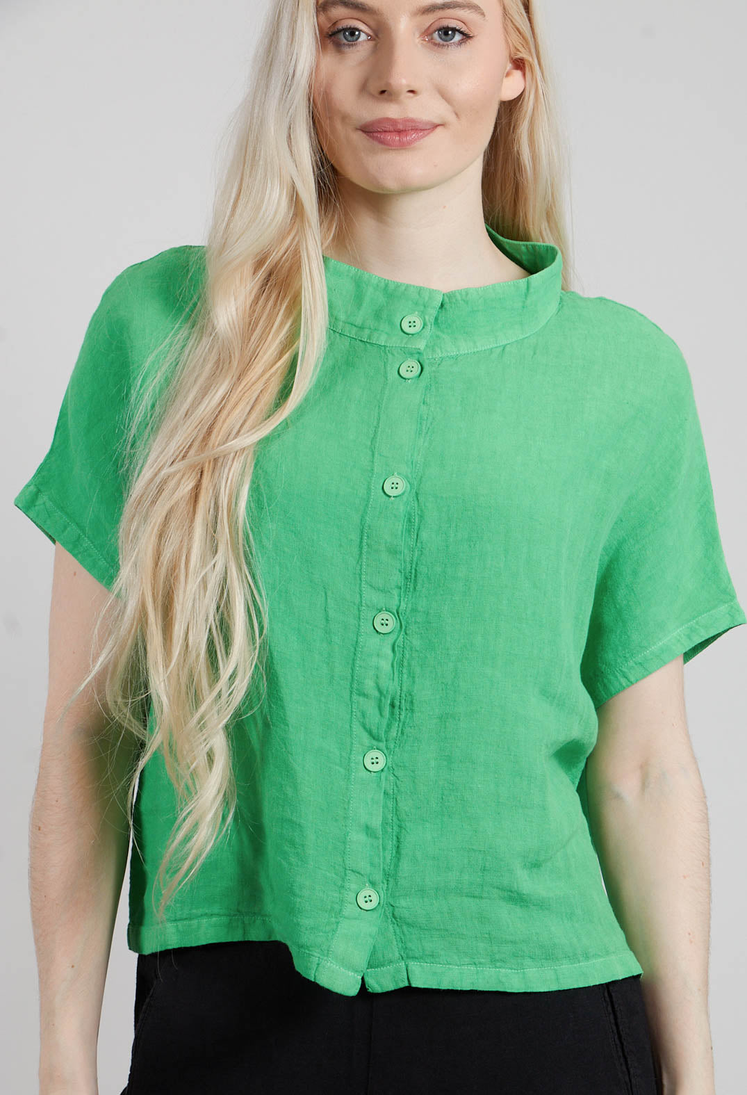 Divun Divun Reversible Shirt in Spring Fern – Olivia May