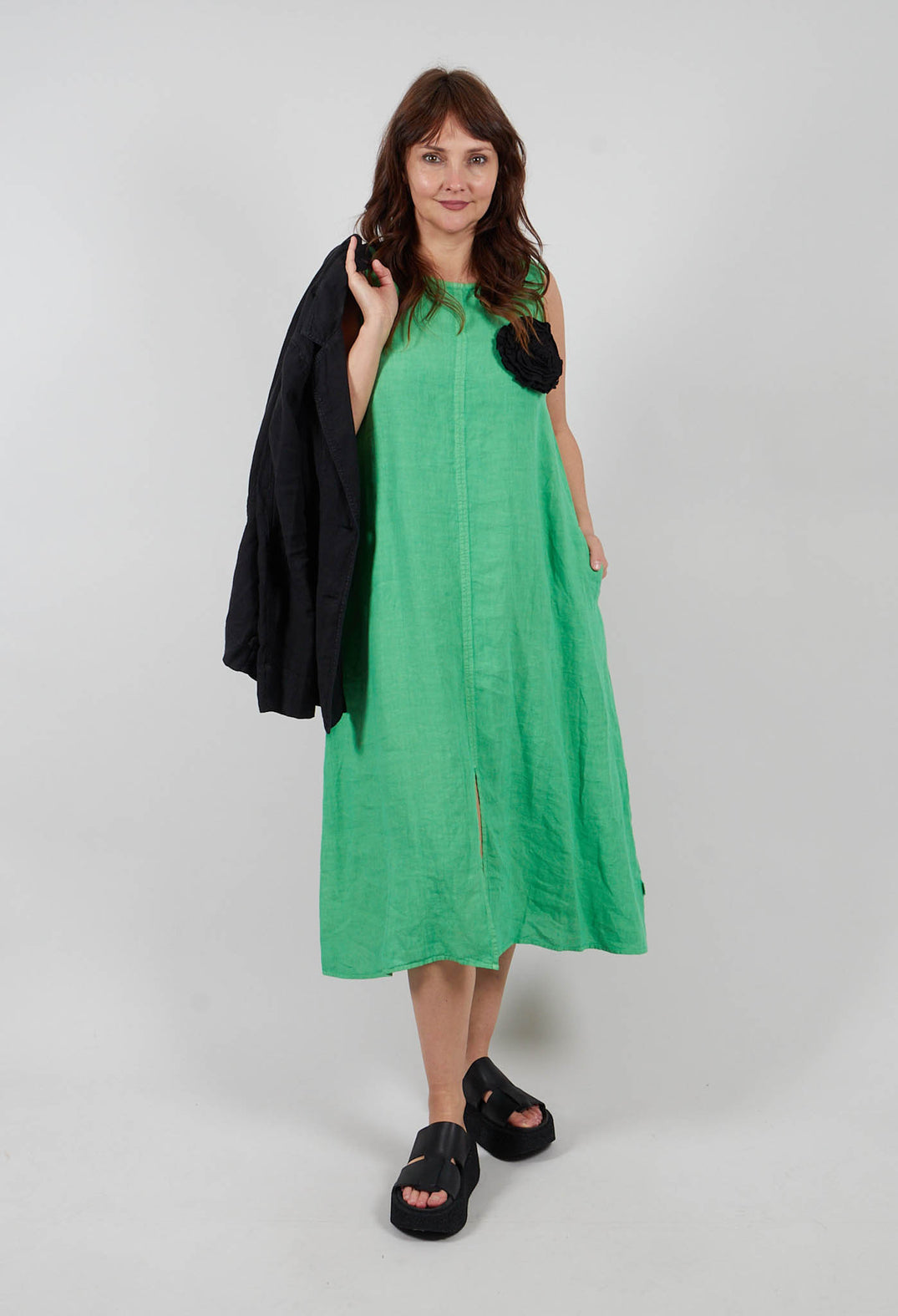 Owo Dress in Spring Fern