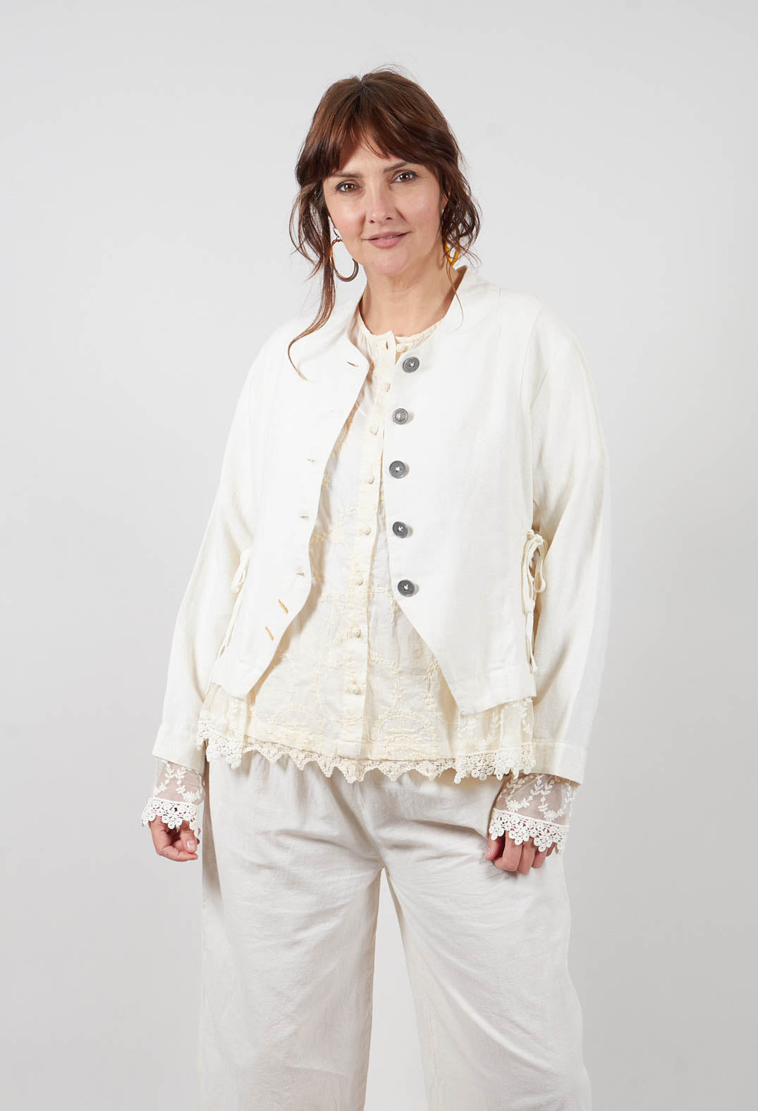 Alfonsa Jacket in Cream