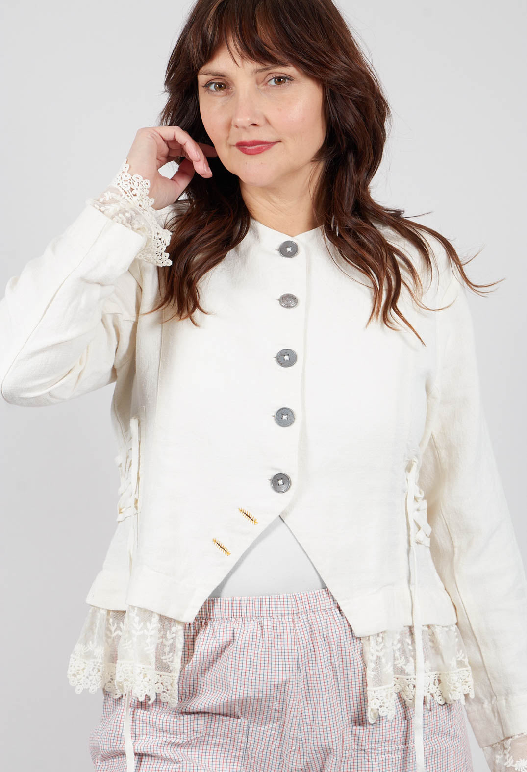 Alfonsa Jacket in Cream