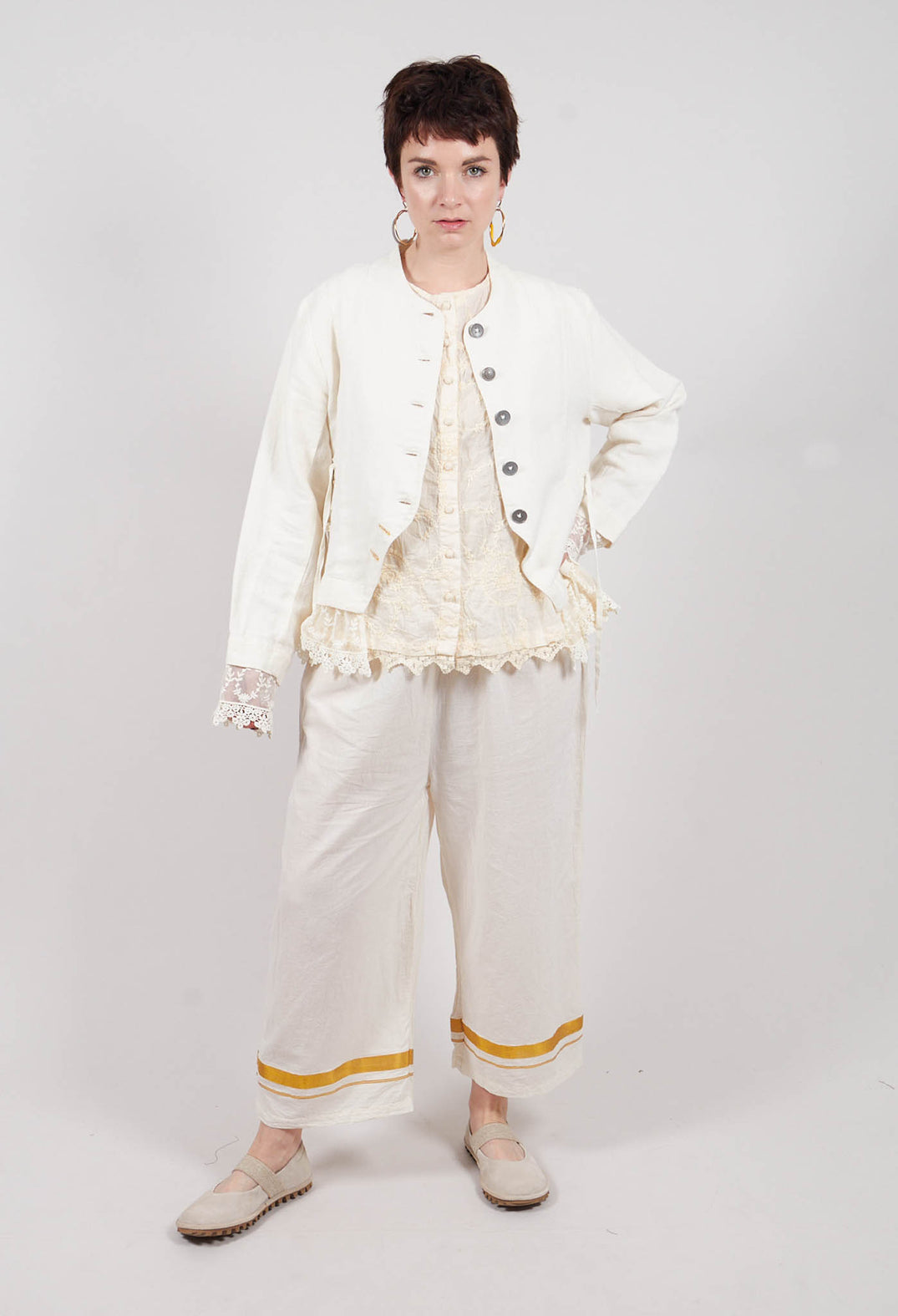 Alfonsa Jacket in Cream