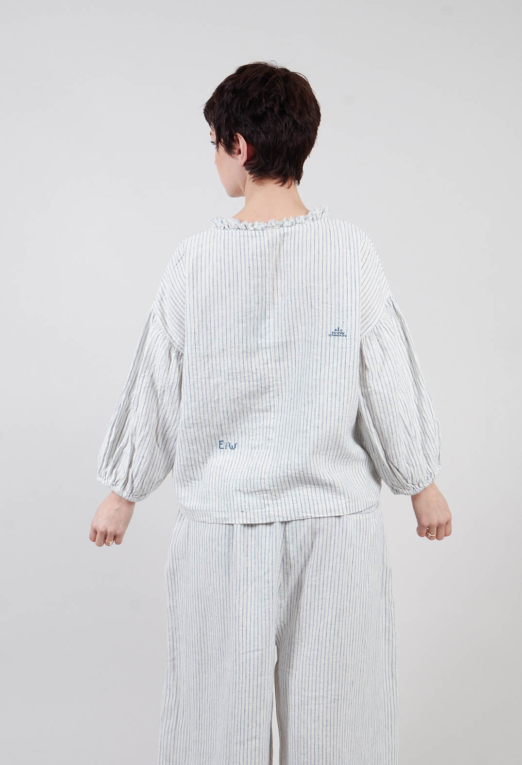 Penolepe Blouse in Indigo