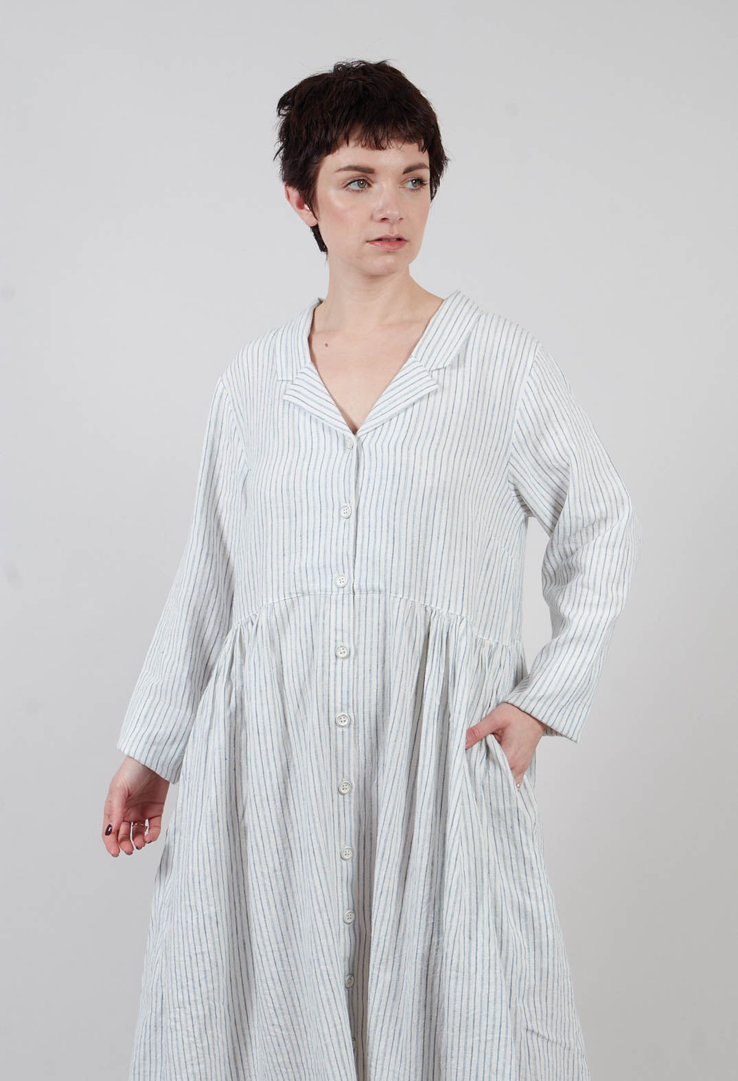 Helin Dress in Striped