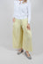 Wide Leg Trousers in Sunny Lime
