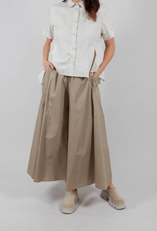 Plazzo Trousers in Beige