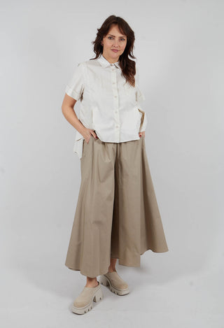 Plazzo Trousers in Beige