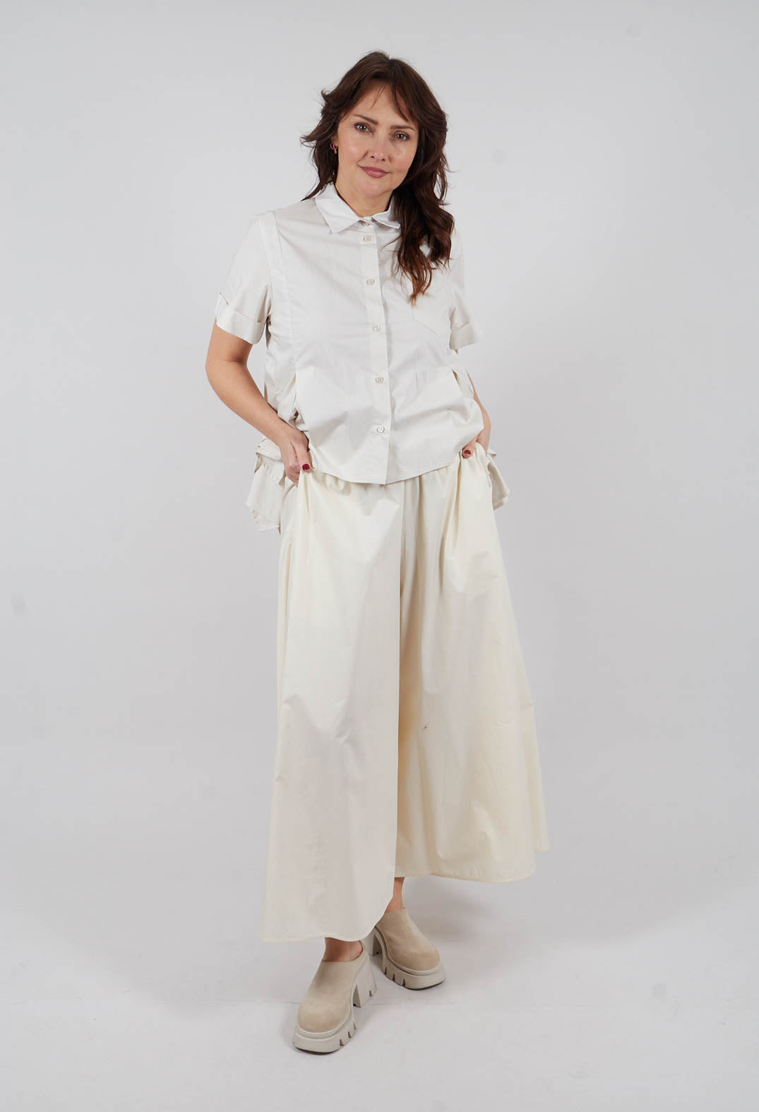 Plazzo Trousers in Anise
