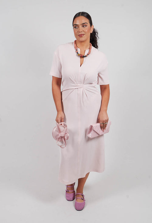 Knot Twist Dress in Quarzo