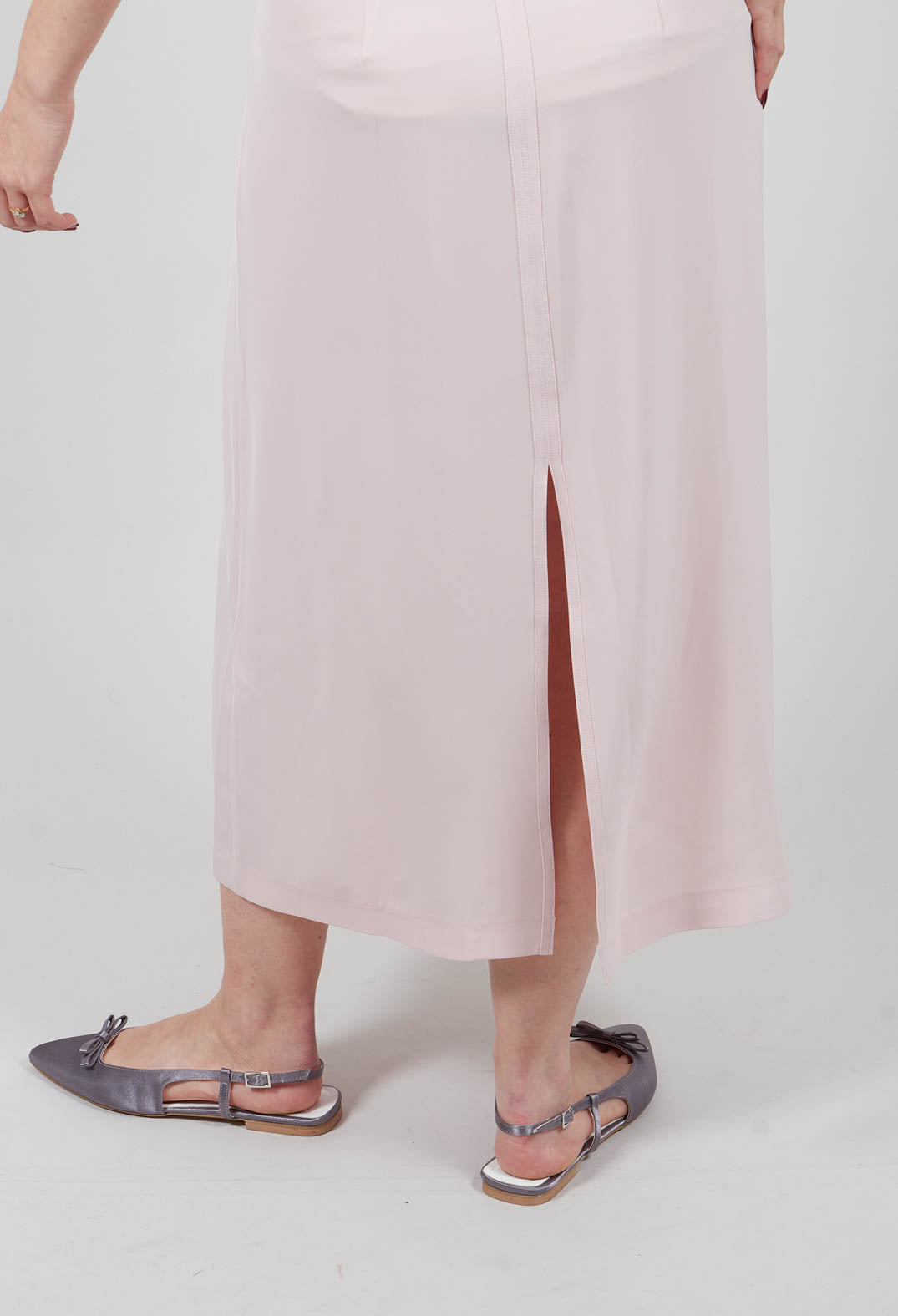 Knot Twist Dress in Quarzo