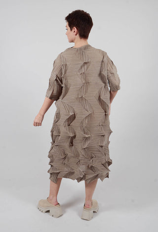 Plisse Dress in Elm