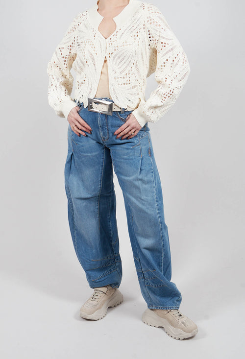 Cheer Up Trousers in Denim