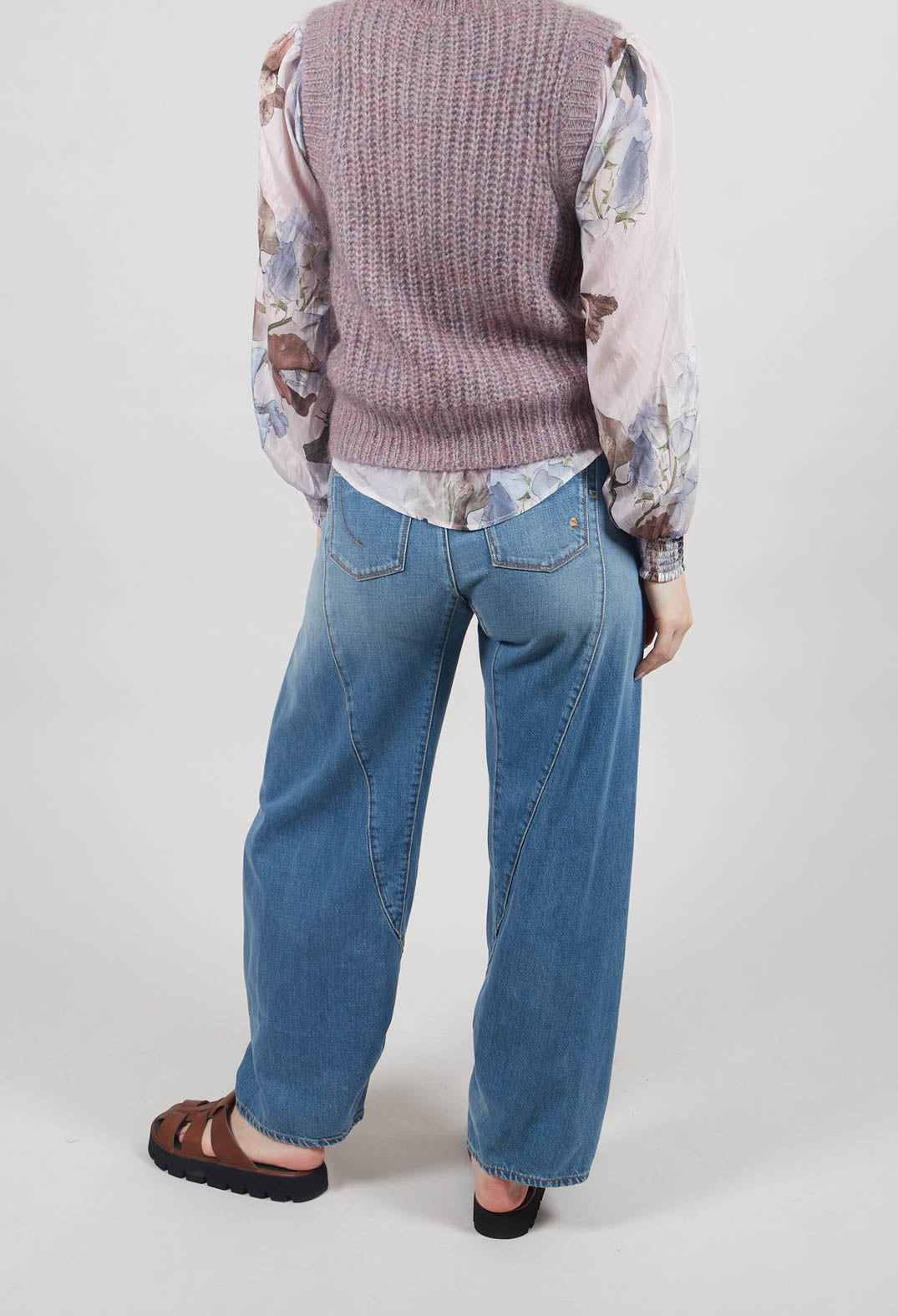 Cheer Up Trousers in Denim
