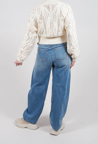 Cheer Up Trousers in Denim