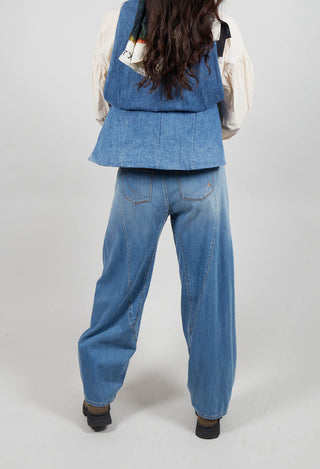 Cheer Up Trousers in Denim