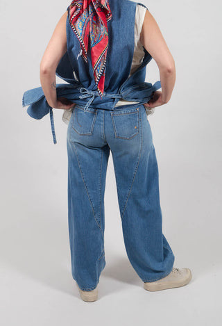 Cheer Up Trousers in Denim