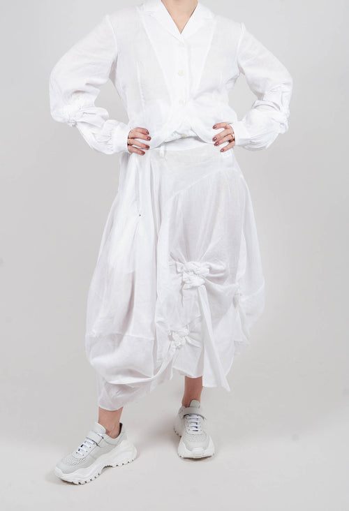 Fitzroy Skirt in Optical White