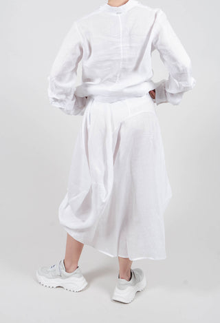 Fitzroy Skirt in Optical White