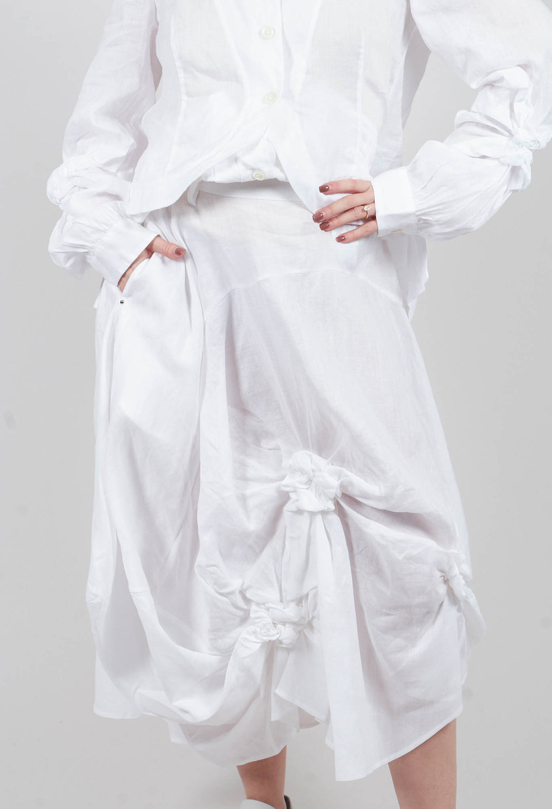 Fitzroy Skirt in Optical White