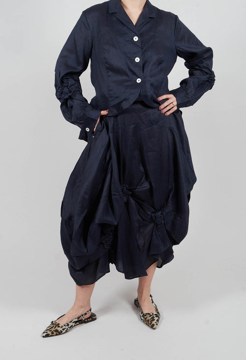 Fitzroy Skirt in Dark Blue