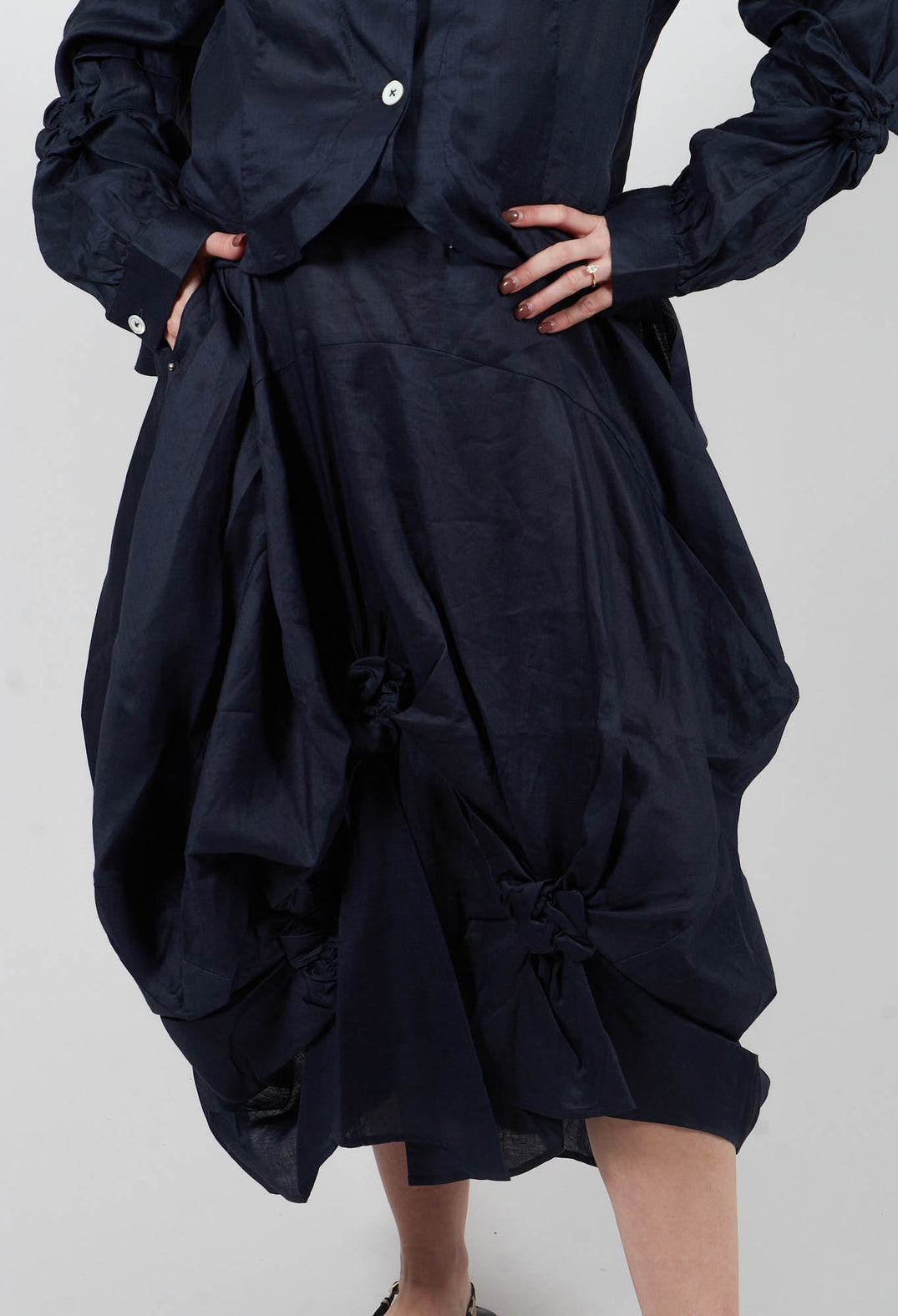 Fitzroy Skirt in Dark Blue