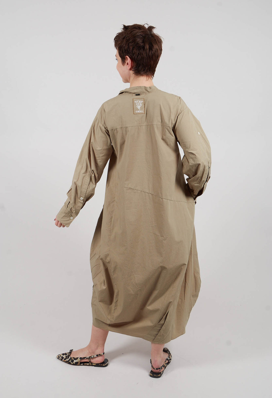 Accord Dress in Clay Green