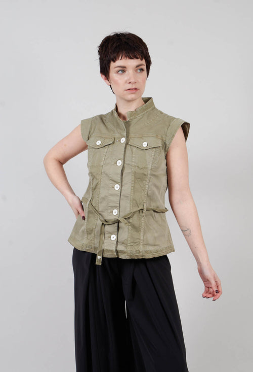 Raise Up Jacket in Clay Green